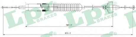 Трос зчеплення LPR C0266C
