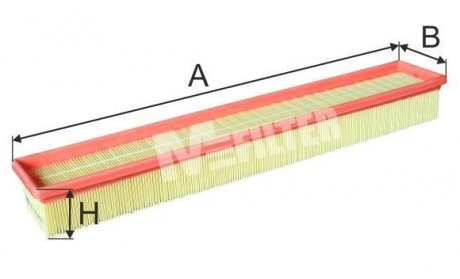 Фільтр повітряний C180 W203 M111.951 00-02 M-FILTER K 7023