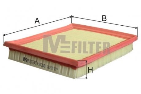 Фільтр повітряний M-FILTER K7058