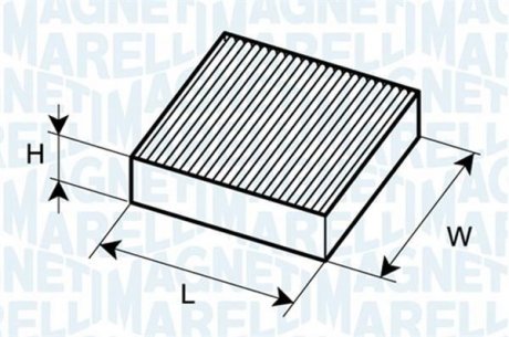 Фільтра салону MAGNETI MARELLI 350203062180