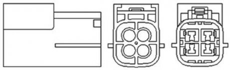 Лямбда зонд MM OSM041 = MAGNETI MARELLI 466016355041 (фото 1)