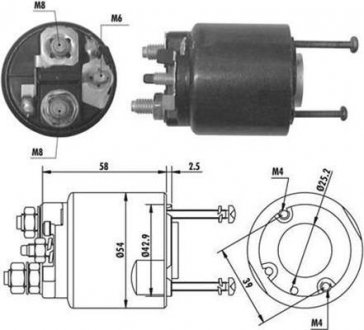 Втягуюче реле MAGNETI MARELLI 940113050064