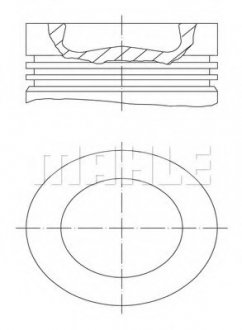 Поршень MB MH MAHLE / KNECHT 003 97 00 (фото 1)