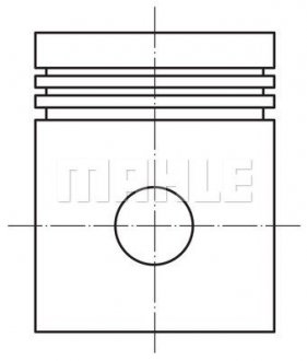 Поршень MAHLE / KNECHT 0121202 (фото 1)