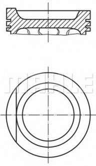 Поршень MAHLE / KNECHT 034 99 01 (фото 1)