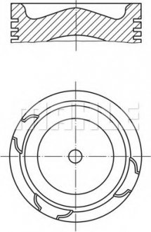 Поршень MH MAHLE / KNECHT 213 68 00 (фото 1)