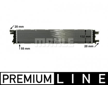 Радіатор охолодження двигуна A4/A5/A6/Q3 3,0 08-18 MAHLE / KNECHT CIR 12 000P