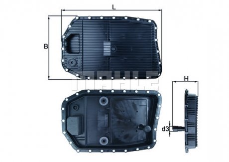 Фильтр масляный АКПП BMW (KNECHT-MAHLE) MAHLE / KNECHT HX 154