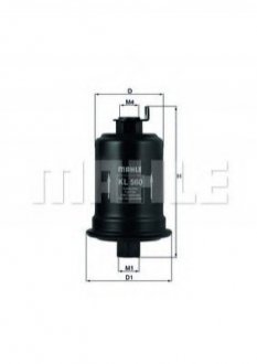 Фильтр топливный MAHLE / KNECHT KL 560