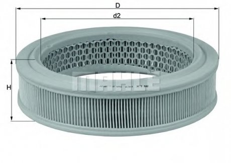 Повітряний фільтр MAHLE / KNECHT LX157