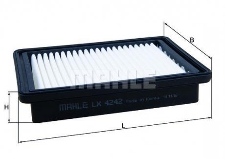 Повітряний фільтр MAHLE / KNECHT LX4242