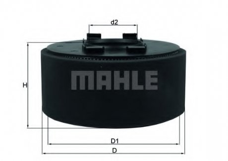 Повітряний фільтр MAHLE / KNECHT LX870