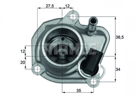 Термостат, охолоджуюча рідина MAHLE / KNECHT TI 29 87