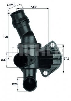 Термостат, охолоджуюча рідина MAHLE / KNECHT TI 6 80