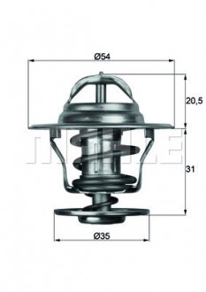 Термостат VW Caddy I/T4 1.8 -92 (71°C) MAHLE / KNECHT TX 13 71D (фото 1)