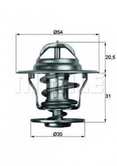 Термостат MAHLE / KNECHT TX 13 75 D