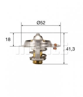 Термостат, охолоджуюча рідина MAHLE / KNECHT TX 85 82