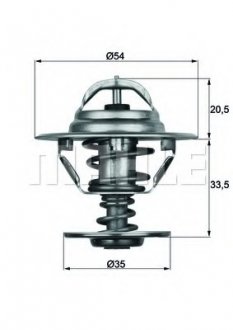 Термостат, охолоджуюча рідина MAHLE / KNECHT TX 8 83 D