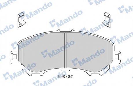 Комплект гальмівних колодок MND MANDO MBF015287