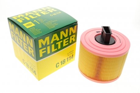 Фільтр повітряний BMW 3 (E90-E93)/X1 (E84) 2.5/3.0 05- (N52/N53) -FILTER MANN C 18 114