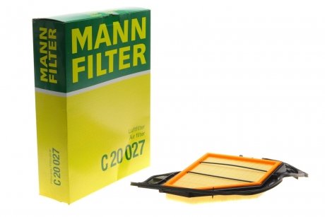 Фільтр повітряний BMW 5 (F10/F11/F07) 6 (F06/F12/F13) X6 (E71) 4.4i 09- (N63) (L) -FILTER MANN C 20 027