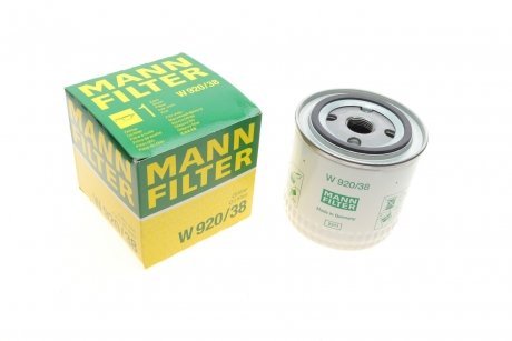 Фільтр оливи Volvo S40/V40 1.9Di 95-04 -FILTER MANN W 920/38