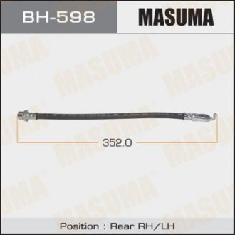 Шланг тормозной (BH-598) MASUMA BH598