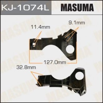 Кронштейн бампера переднего левый Toyota Corolla (02-07) (KJ-1074L) MASUMA KJ1074L