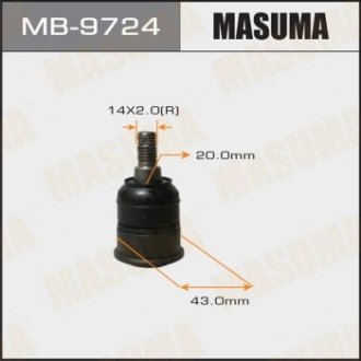 Опора кульова нижня Honda Accord (13-) (MB-9724) MASUMA MB9724