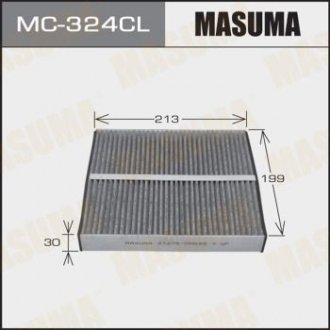 Фільтр салону AC-201 вугільний (MC-324CL) MASUMA MC324CL (фото 1)