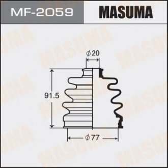 Пыльник ШРУСа наружного Nissan Primera (-01) (MF-2059) MASUMA MF2059