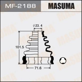 Пыльник ШРУСа внутреннего Toyota Camry (01-11), Corolla (01-04), Highlander (00-07), RAV 4 (00-) (MF-2188) MASUMA MF2188 (фото 1)