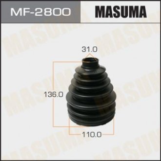 Пыльник ШРУСа MF-2800 (пластик) + спецхомут (MF-2800) MASUMA MF2800