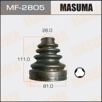 Пыльник ШРУСа внутреннего Toyota FJ Cruiser (06-09), Land Cruiser Prado (02-09) (MF-2805) MASUMA MF2805