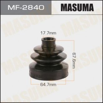 Пыльник ШРУСа заднего наружный Infinity QX50 (17-)/ Nissan Qashqai (06-), Rogue (14-), X-Trail (01-) (MF-2840) MASUMA MF2840