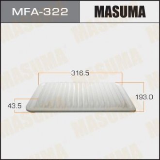 Фильтр воздушный A-199 (MFA-322) MASUMA MFA322