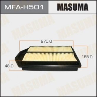 Фільтр повітряний Honda CR-V 2.4 (07-12) (MFA-H501) MASUMA MFAH501