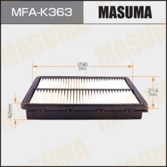 Фильтр воздушный (MFA-K363) MASUMA MFAK363