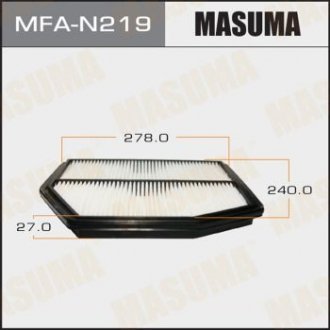 Фильтр воздушный Nissan Murano, Pathfinder/ Infinity QX60 (engine QR25DE) (14-) (MFA-N219) MASUMA MFAN219