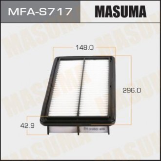 Фильтр воздушный Suzuki SX4 2.0 (10-16) (MFA-S717) MASUMA MFAS717 (фото 1)