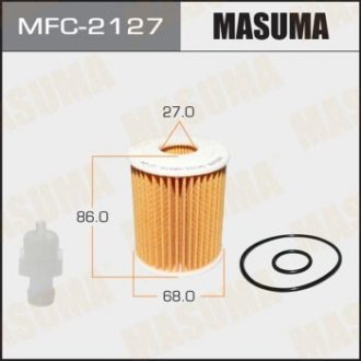 Фильтр масляный (вставка) Toyota Avensis (06-15), FJ Cruiser (10-), Land Cruiser Prado (06-), RAV 4 (05-) (MFC-2127) MASUMA MFC2127