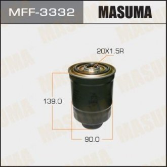 Фильтр топливный Mitsubishi L 200 (-08), Pajero Sport (-09) Disel (MFF-3332) MASUMA MFF3332