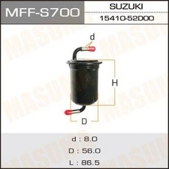 Фільтр паливний Suzuki Grand Vitar 2.7 (-09) (MFF-S700) MASUMA MFFS700