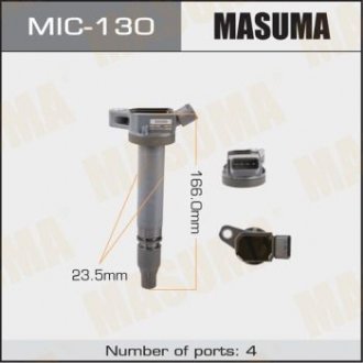 Катушка зажигания Toyota Auris, Corolla, Yaris 1.3 (-18) (MIC-130) MASUMA MIC130