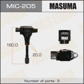 Катушка зажигания (MIC-205) MASUMA MIC205