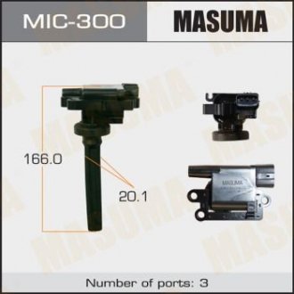 Катушка зажигания Mitsubishi Lancer 1.6 (-13) (MIC-300) MASUMA MIC300