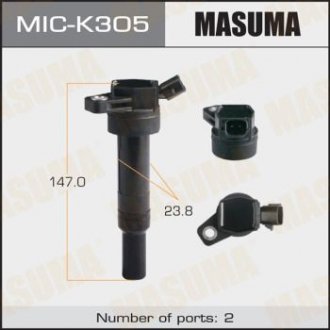 Котушка запалювання Hyundai Creta, Elantra, Sonata, Tucson 2.0 (15-) (MIC-K305) MASUMA MICK305 (фото 1)