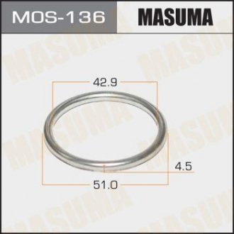 Кольцо глушителя (43x51.5x4.5) (MOS-136) MASUMA MOS136