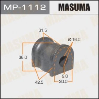 Втулка стабилизатора заднего (Кратно 2) Mazda CX-9 (09-12) (MP-1112) MASUMA MP1112 (фото 1)