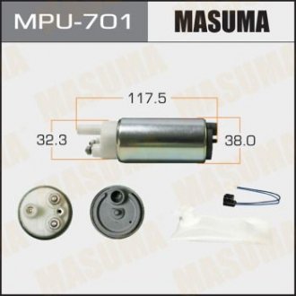 Бензонасос электрический (+сеточка) Mitsubishi/ Suzuki (MPU-701) MASUMA MPU701